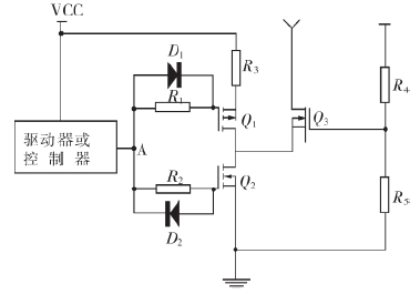 电阻偏置式开关驱动电路