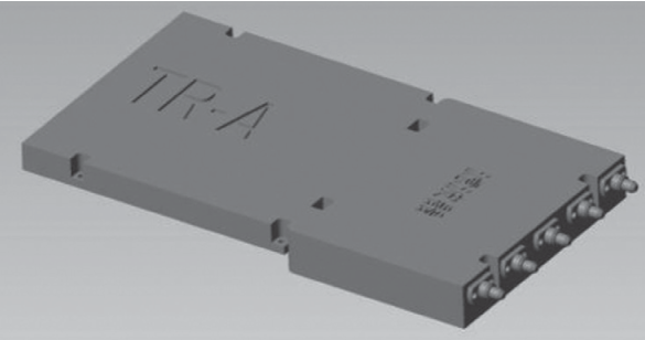 5通道T/R组件结构图